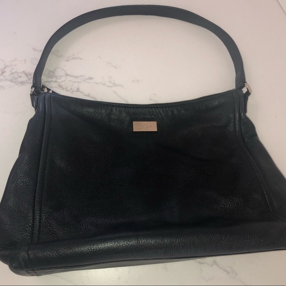 Black Leather Kate Spade Purse - Picture 2 of 9